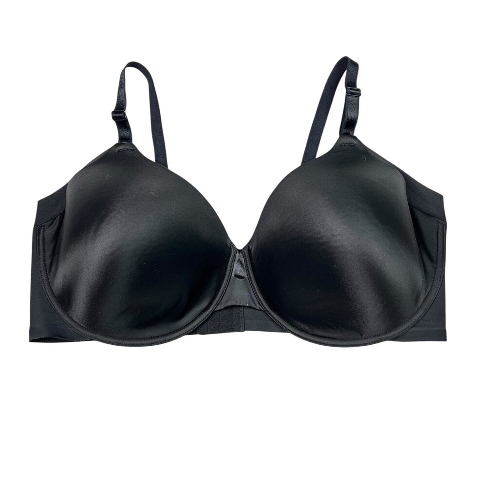 Olga No Side Effects Underwire Seamless Contour Bra GB0561C Black 44DD